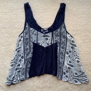 BOGO🎉 L.A. Hearts Lace Flowy Tank Blouse